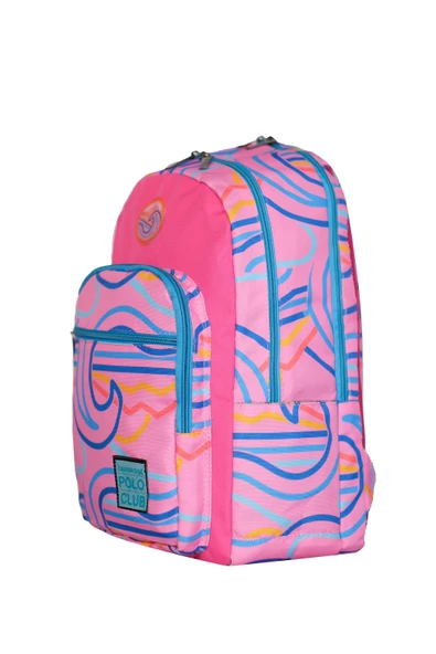 Çocuk Kol Saati Hediyeli Cambridge Polo Club Büyük Kapasiteli Çocuk Okul Çantası CPO.4092.C0026 - 3