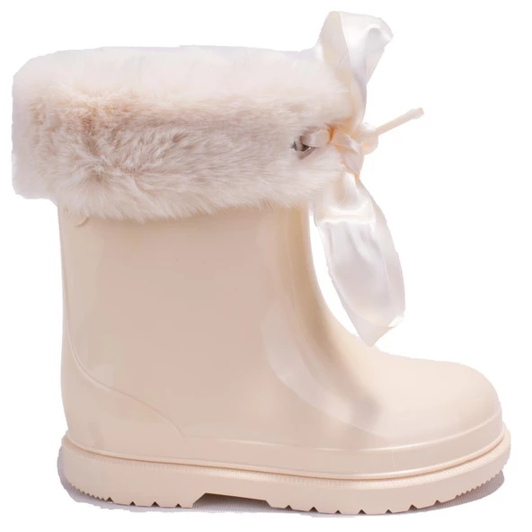 İgor W10258 Bimbi Soft Bej Ortopedik Kız Çocuk Yağmur Çizme - 2