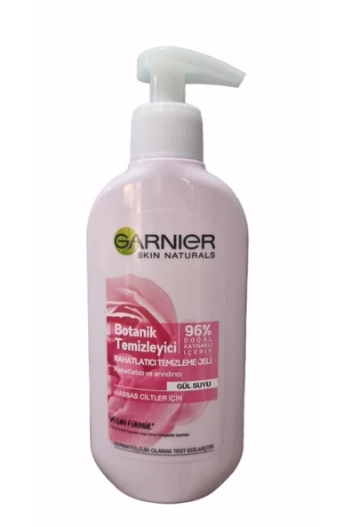 Garnier Botanik Temizleyici Rahatlatıcı Ve Arındırıcı Jel 200 Ml Gül Suyu Içerikli Hassas Ciltler