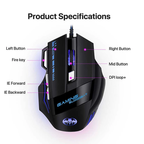 GM02 Oyuncu Mouse - 8