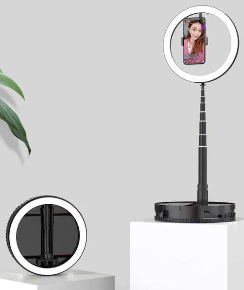 26 Cm Foldable Işıklı Telefon Tutucu Ring Light