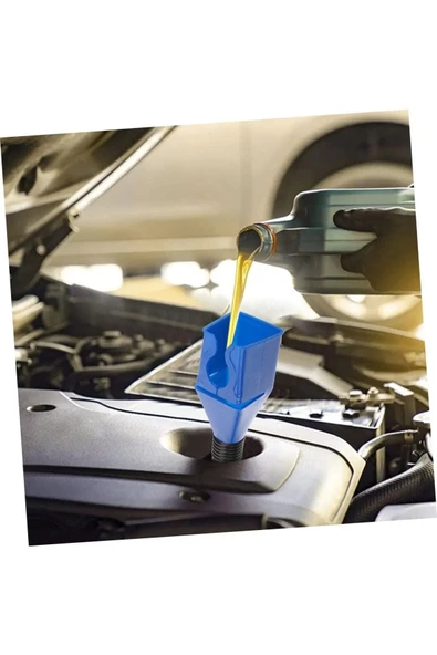 Araç Yağ Benzin Doldurma Hunisi Açılabilir Yer Kaplamaz Yağ Benzin Dökme Aparatı 2 Adet - 7