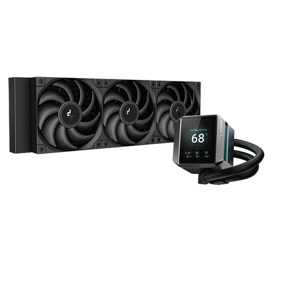 DEEPCOOL 360MM MYSTIQUE360 LCD EKRANLI ARGB AM5-1700P SIVI SOĞUTMALI İŞLEMCİ FANI - 1
