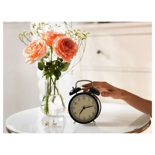 IKEA Dekad Nostaljik Çalar Saat Dekoratif Alarmlı Masa Saati - 3