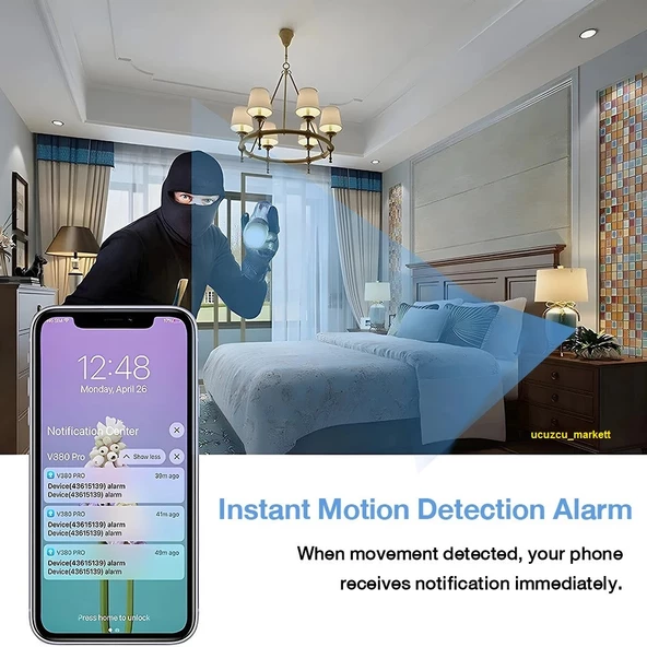 WİFİ MİNİ GÜVENLİK KAMERA - 3