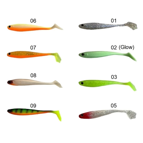 Captain 3587 Dagi Duck Shad 9cm 7gr 5'li Paket Silikon Yem