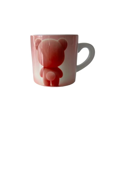 Kupa,kalpli ayıcıklı kupa,sevgililer günü hediyesi ,kalpli kupa - 4