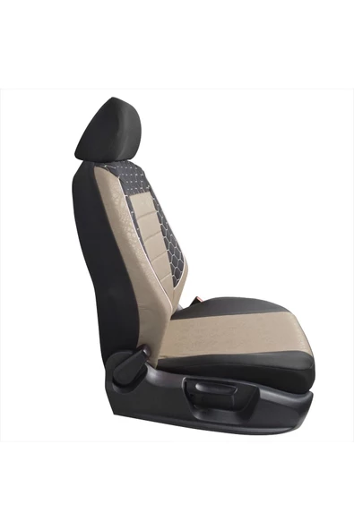 SMRAUTOACCESSORY  Plus Serisi Tüm Binek Ve Suv Araçlarla Uyumlu Universal Oto Koltuk Kılıfı - 4