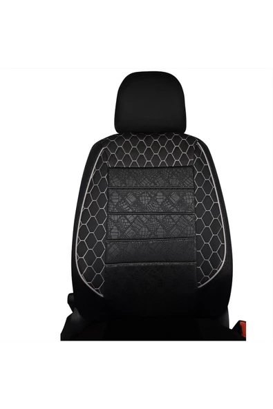 SMRAUTOACCESSORY  Plus Serisi Tüm Binek Ve Suv Araçlarla Uyumlu Universal Oto Koltuk Kılıfı - 3
