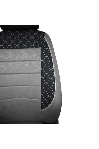 SMRAUTOACCESSORY  Plus Serisi Tüm Binek Ve Suv Araçlarla Uyumlu Universal Oto Koltuk Kılıfı - 3