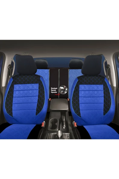 SMRAUTOACCESSORY  Plus Serisi Tüm Binek Ve Suv Araçlarla Uyumlu Universal Oto Koltuk Kılıfı - Resim 6