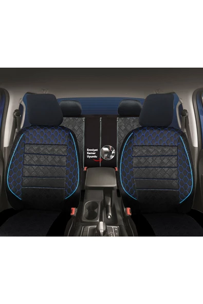 SMRAUTOACCESSORY  Plus Serisi Tüm Binek Ve Suv Araçlarla Uyumlu Universal Oto Koltuk Kılıfı - 6