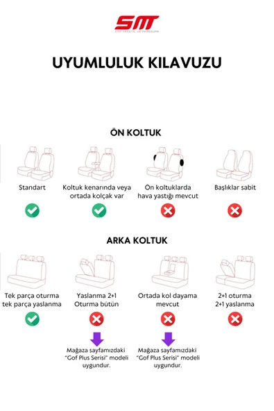 SMRAUTOACCESSORY  Opel Omega Serisi Ultra Luks Oto Koltuk Kilifi Kirmizi-siyah - 4