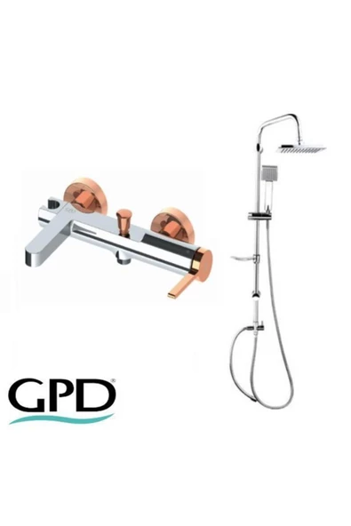 GPD Banyo Bataryası Gildo Ve Tepe Duş Sistemi Mbb165-K-R - Dst19-3