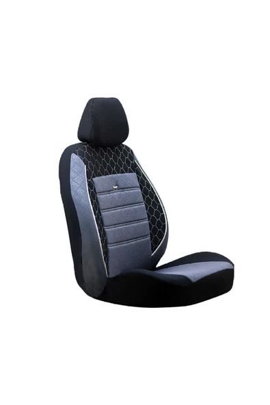 SMRAUTOACCESSORY  Seat Leon Oto Koltuk Kilifi Gof Fume-siyah Standart Beden