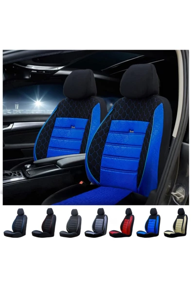 SMRAUTOACCESSORY  Volkswagen Touranoto Koltuk Kilifi Gof Mavi Standart Beden