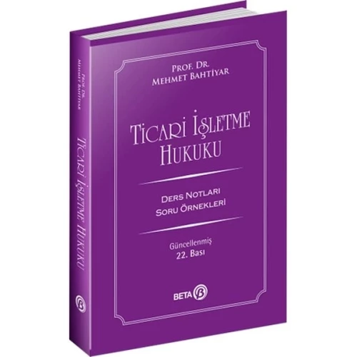 Ticari İşletme Hukuku Ders Notları