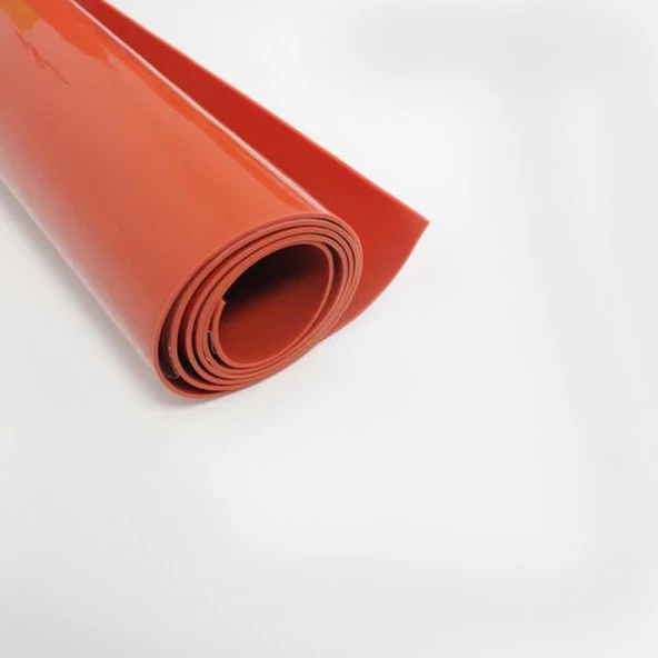 SİLİKON LEVHA KIRMIZI 2 MM  (EN:1 MT BOY: 1 MT) - Resim 2