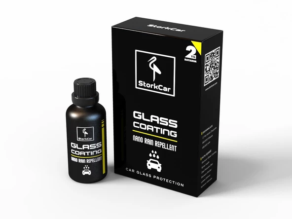 StorkCar GlassCoating Araç Nano Yağmur Kaydırıcı Ve Su İtici Sprey-50 Ml-2 Yıl Etkili-Cam Koruma - 2