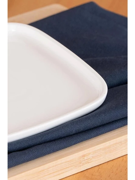 Acar SCT5402 Porselen Pure Kare Tabak 15 Cm 6 Lı - 2