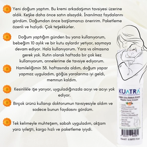 Kuatra Meme Ucu Bakım Kremi - Resim 4