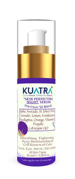 Kuatra Skin Perfecting  'Night' Serum (cildi onarmaya ve cildi kusursuzlaştırmaya yardımcı gece serumu) - Resim 2