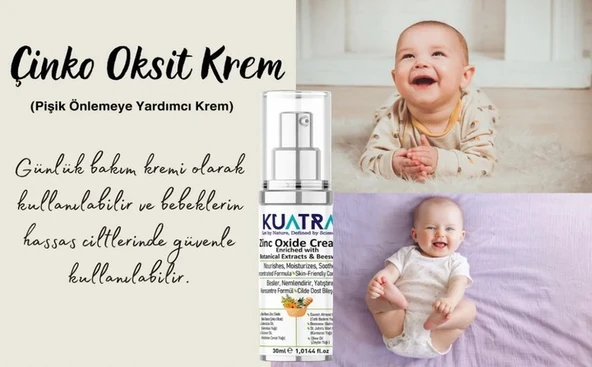 Kuatra Çinko Oksit Krem (Pişik önlemeye yardımcı) - Resim 6