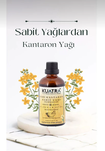 Kuatra Sarı Kantaron Sabit Yağı 100ml - Resim 4