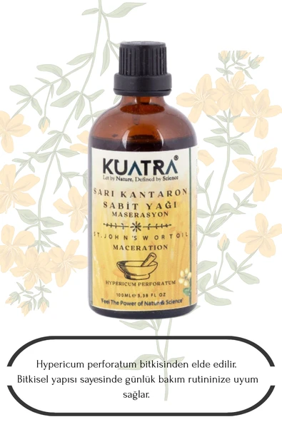Kuatra Sarı Kantaron Sabit Yağı 100ml - Resim 7