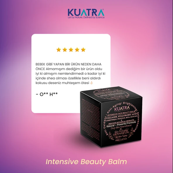 Kuatra Intensive Beauty Balm Anti-aging, Antioxidant  Güzellik Balmı (aromaterapik ürün, doğal içerik) 50ml - Resim 11