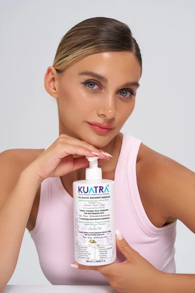 Kuatra Nemlendirici Besleyici Temizlik Jeli (Tıbbi Lavanta (Lavandula Angustifolia) uçucu yağı içeren) 500ml - Resim 6