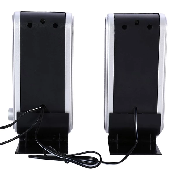 Ayt Magicvoice HY-218 Siyah 1+1 İnce Tasarım USB 2.0 Hoparlör Bilgisayar Pc Yanı Ses Sistemi Hoparlör - 3