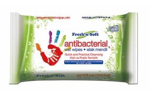 Fresh'n Soft Anti-Bakteriyel Cep Islak Mendil 15'li
