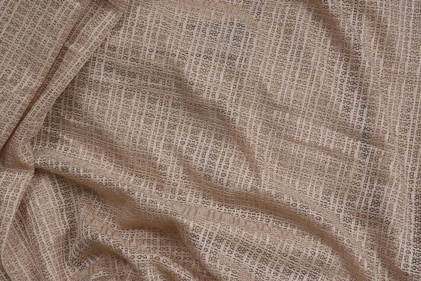 KDK 1920 DESEN VİZON RENK TEK KANAT Hazır dikilmiş Pileli Fon Perde 300*260 cm - Resim 9