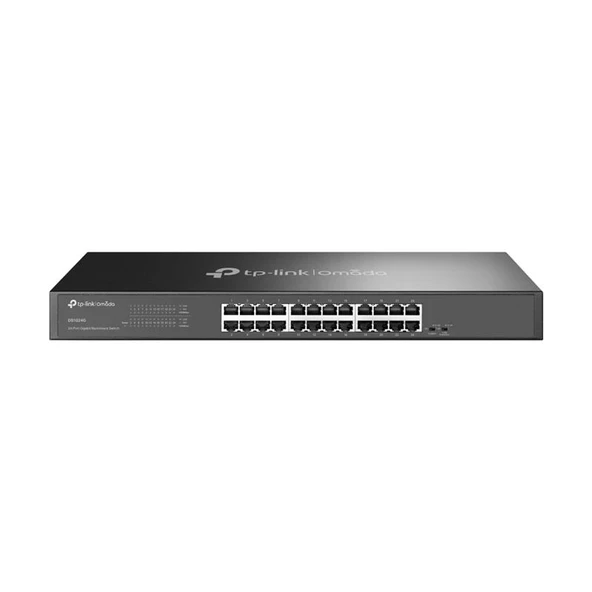 TP-LINK DS1024G 24 PORT GIGABIT METAL KASA YÖNETİLEMEZ RACKMOUNT SWITCH