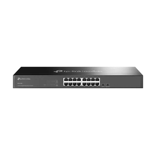 TP-LINK DS1016G 16 PORT GIGABIT METAL KASA YÖNETİLEMEZ RACKMOUNT SWITCH