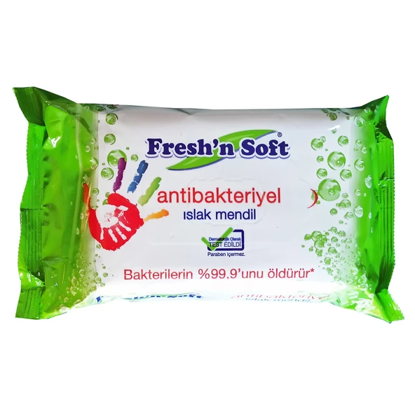 Fresh'n Soft Antibakteriyel Islak Mendil 60 Yaprak