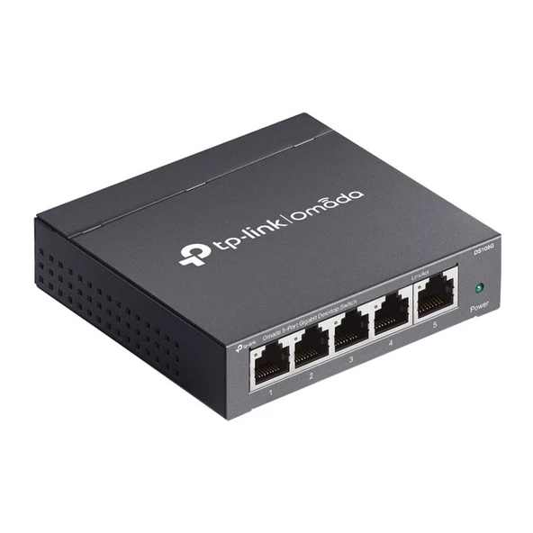 TP-LINK DS105G 5 PORT GIGABIT METAL KASA YÖNETİLEMEZ RACKMOUNT SWITCH - 3