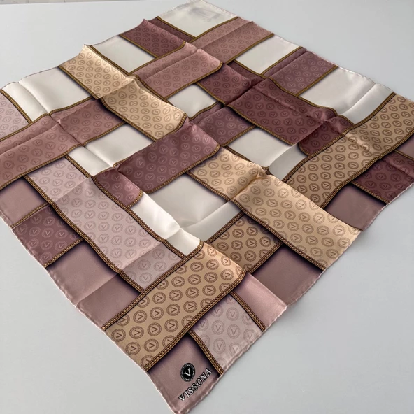 Vissona Twill İpek Eşarp IPK4309