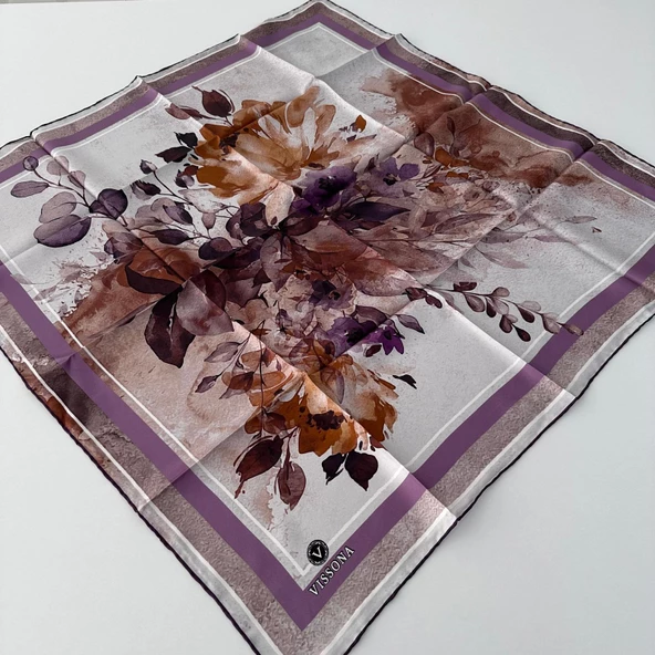 Vissona Twill İpek Eşarp IPK4606