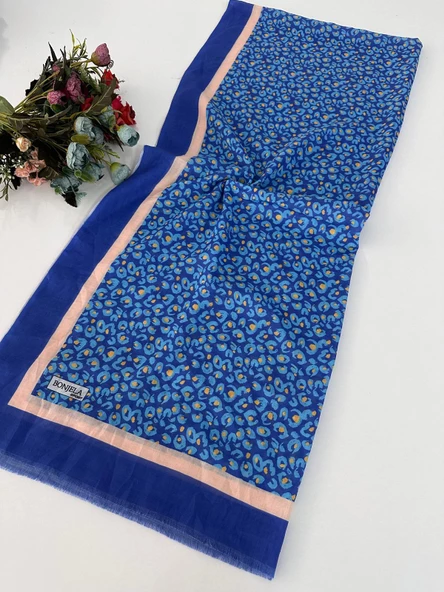 Yazlık İnce Bonjela Sport Desenli Pamuklu Şal LBS0215 ürün görseli