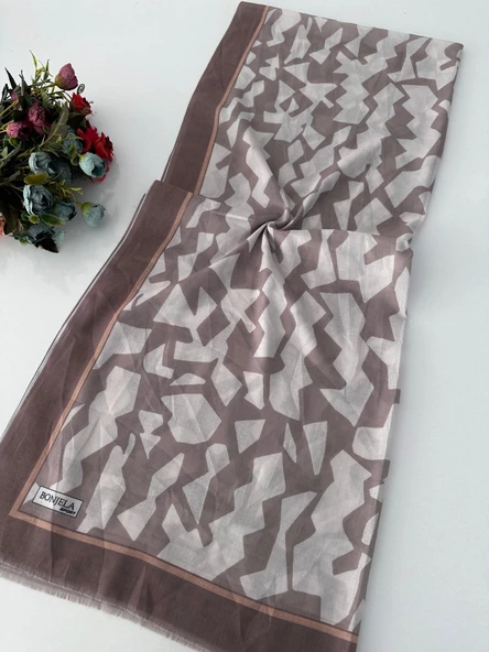 Yazlık İnce Bonjela Sport Desenli Pamuklu Şal LBS0116 ürün görseli