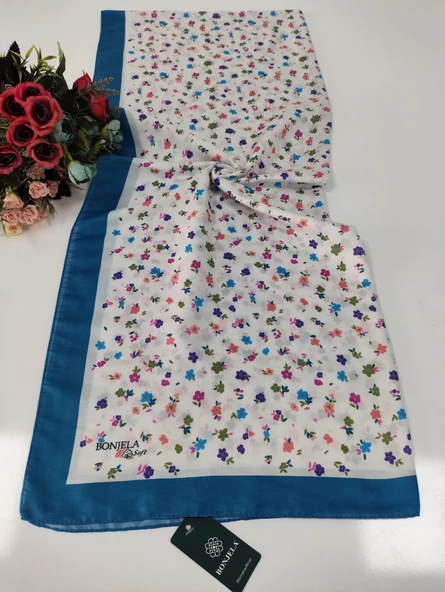 Yazlık İnce Bonjela Sport Desenli Pamuklu Şal LBS0310 ürün görseli