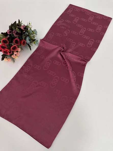 Halka Desen Jakar Şal Vişne JSL1412 ürün görseli