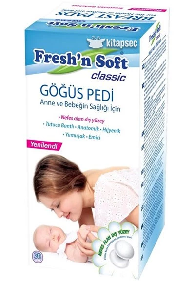 Fresh'n Soft Baby Göğüs Pedi Standart 30'lu