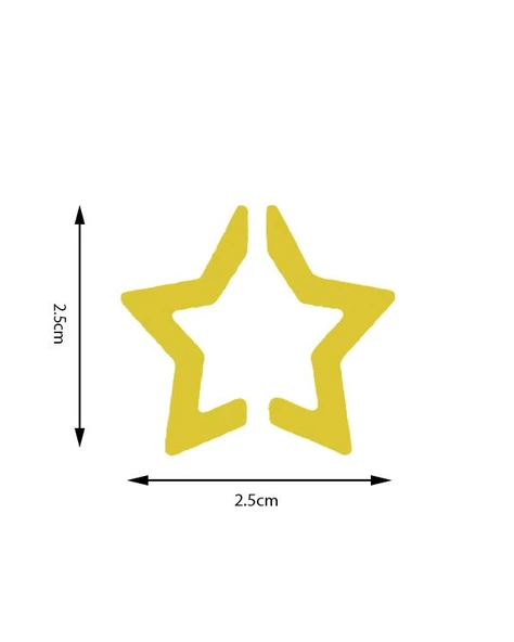 Kamei Şekilli Delgeç Yıldız Kanatlı 2.5 cm KM8810 - 6