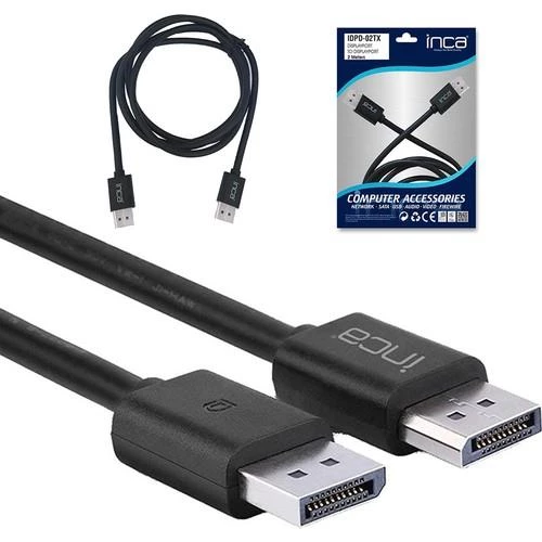 INCA IDPD-02TX 2 MT DISPLAY PORT TO DISPLAY PORT 4K - 2