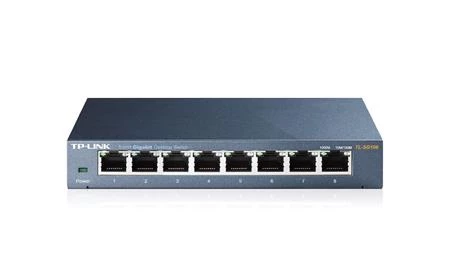 TP-LINK TL-SG108 8 PORT GIGABIT MASAÜSTÜ METAL KASA SWITCH ürün görseli