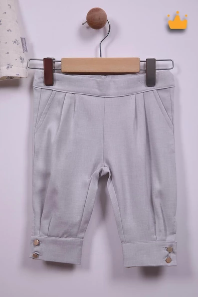 Babydola Kız Bebek Çiçek Desenli Bayramlık Şık Takım 15208 - Resim 4