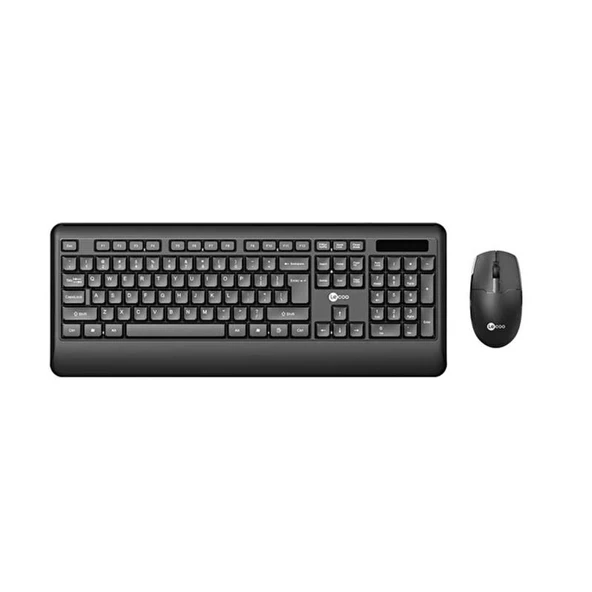 LENOVO LECOO KABLOSUZ TÜRKÇE Q KLAVYE MOUSE SET SİYAH KW202-S